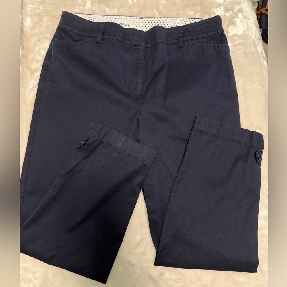 Talbots Navy Blue Chino Pants